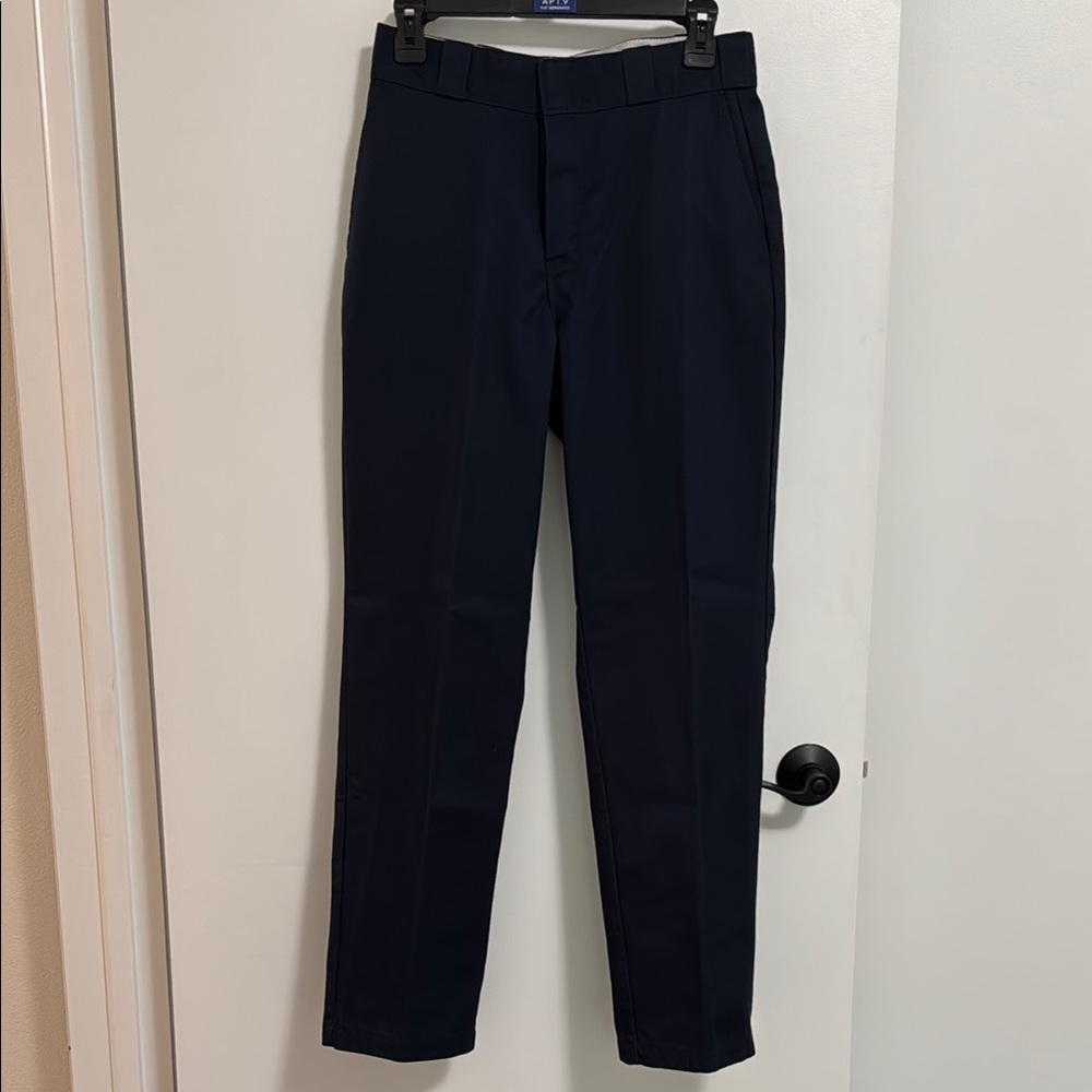 Dickies Blue Trousers Classic Straight-Leg